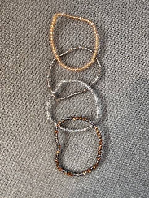 kralenarmband bruin