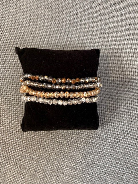 kralenarmband bruin