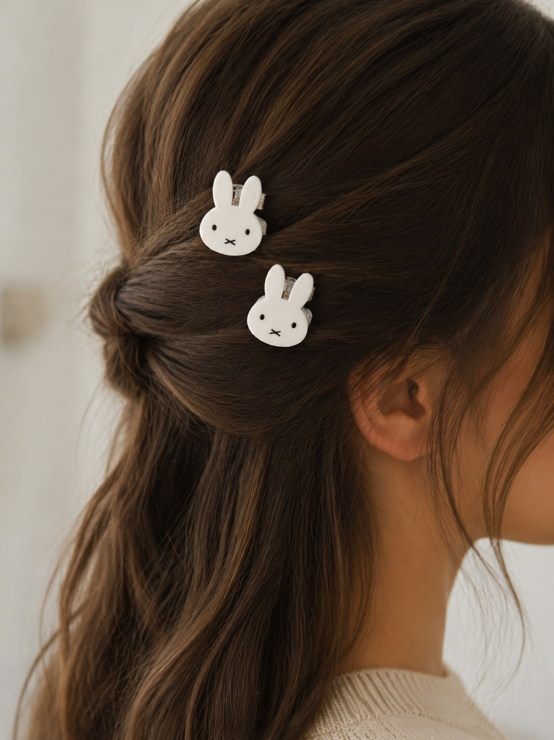 Nijntje/Miffy haarclips klein